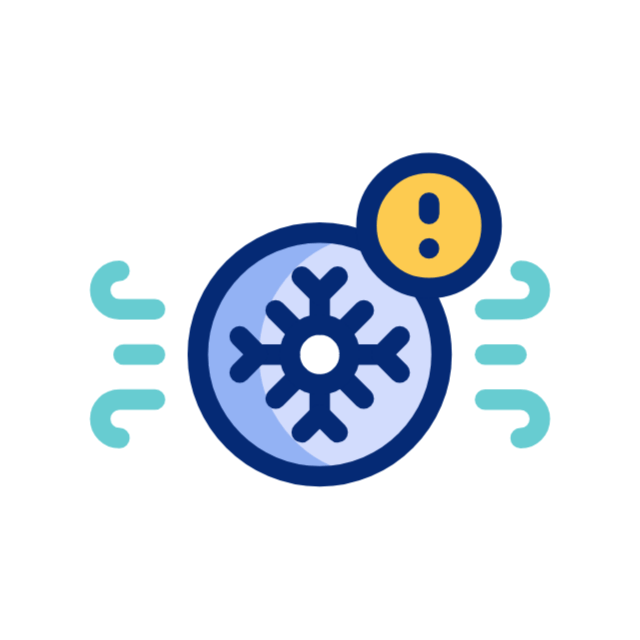 Air Conditioning Not Cooling Icon